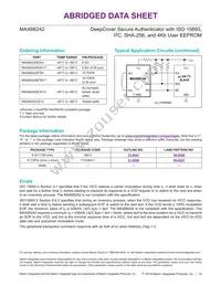 MAX66242ETB+T Datasheet Page 16