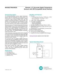 MAX6627MKA#G16 Datasheet Cover