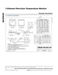 MAX6636UP9A+T Datasheet Page 18