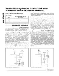 MAX6640AEE+TG075 Datasheet Page 16