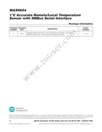 MAX6654MEE+TG069 Datasheet Page 16