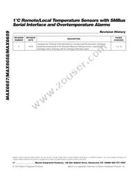 MAX6658MSA+TG51 Datasheet Page 16