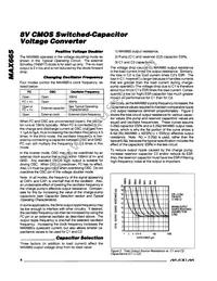 MAX665CWE Datasheet Page 6