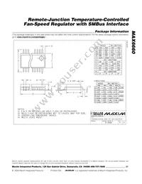 MAX6660AEE+T Datasheet Page 21