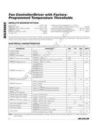 MAX6665ASA70+ Datasheet Page 2