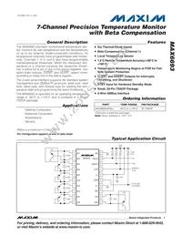 MAX6693UP9A+T Datasheet Cover