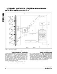 MAX6693UP9A+T Datasheet Page 8