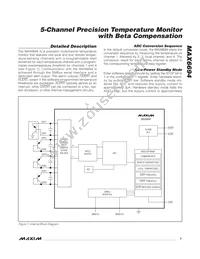 MAX6694TE9A+T Datasheet Page 7