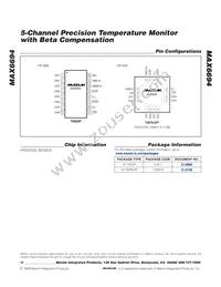 MAX6694UE9A+TG05 Datasheet Page 18