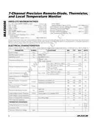 MAX6698EE34+T Datasheet Page 2