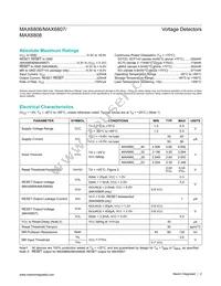 MAX6808XR26+ Datasheet Page 2