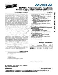 MAX6875ETJ+T Datasheet Cover