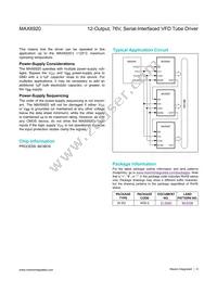 MAX6920ATP+T Datasheet Page 9