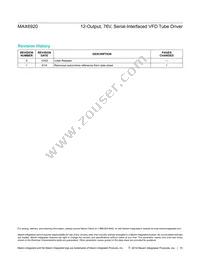 MAX6920ATP+T Datasheet Page 10