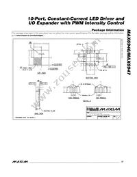 MAX6946ATE+ Datasheet Page 21