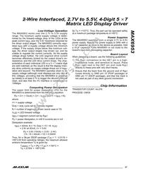 MAX6953EAX+T Datasheet Page 21