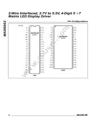 MAX6953EAX+T Datasheet Page 22