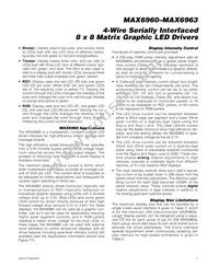 MAX6963ATH+T Datasheet Page 7