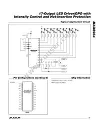 MAX6964ATG+T Datasheet Page 21