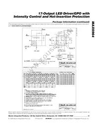 MAX6964ATG+T Datasheet Page 23