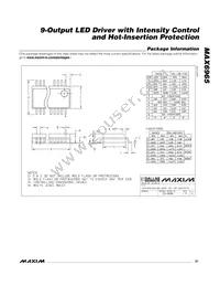 MAX6965AEE+T Datasheet Page 21