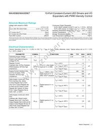 MAX6967ATE+ Datasheet Page 2