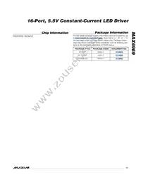 MAX6969AWG+T Datasheet Page 11