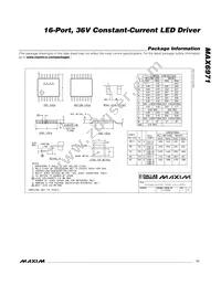 MAX6971AUG+T Datasheet Page 11