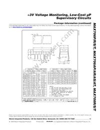 MAX708SCPA+ Datasheet Page 15