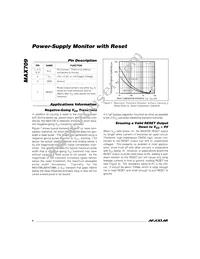 MAX709LESA+TG002 Datasheet Page 4