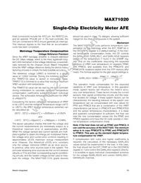 MAX71020AEUI+ Datasheet Page 19