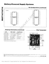 MAX714CPE Datasheet Page 12
