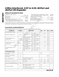 MAX7301ANI+ Datasheet Page 2