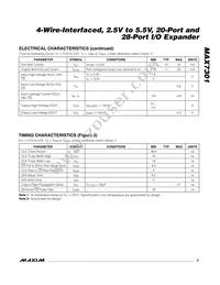 MAX7301ANI+ Datasheet Page 3