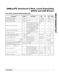 MAX7307ALB+T Datasheet Page 3