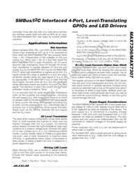 MAX7307ALB+T Datasheet Page 21