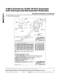 MAX7311AAG+T Datasheet Page 16