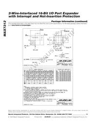 MAX7312AWG+T Datasheet Page 16