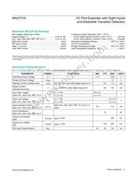 MAX7319ATE+T Datasheet Page 2