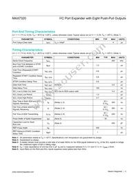 MAX7320AEE+T Datasheet Page 3