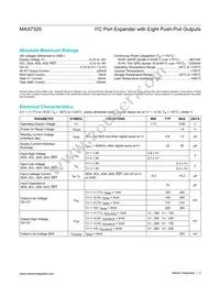 MAX7320ATE+TGA8 Datasheet Page 2