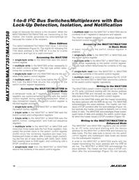 MAX7357EUG+T Datasheet Page 18