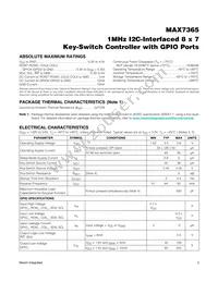 MAX7365EWA70+T Datasheet Page 2