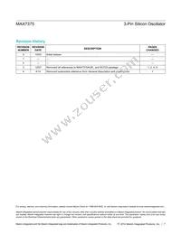 MAX7375AXR485+T Datasheet Page 7
