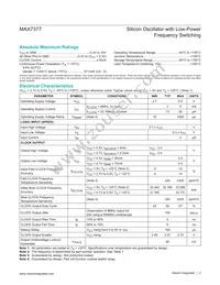 MAX7377AXRD+T Datasheet Page 2