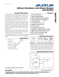 MAX7382CMVB+T Datasheet Cover