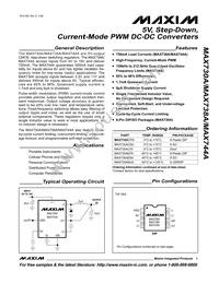 MAX738ACWE+TG002 Datasheet Cover