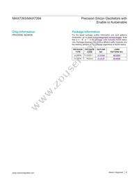 MAX7394ATTLY+T Datasheet Page 8