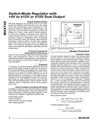 MAX742EPP+ Datasheet Page 10