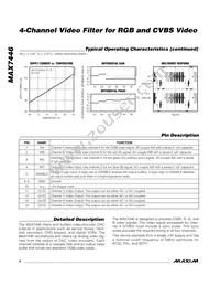 MAX7446EUD+T Datasheet Page 4